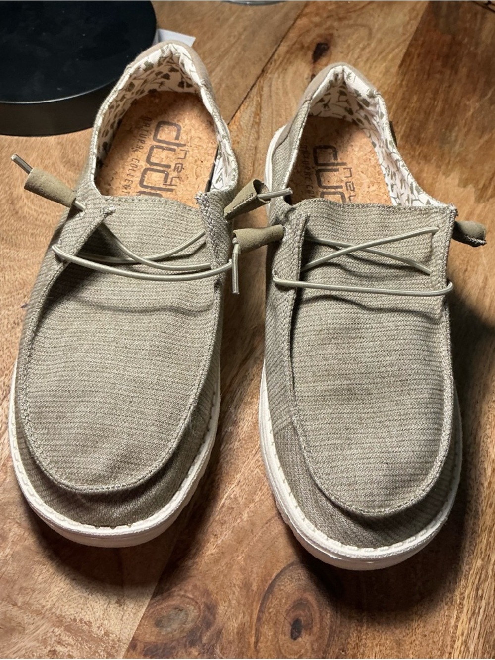 Hey Dude Women's Slip-On Flats in Dark Taupe